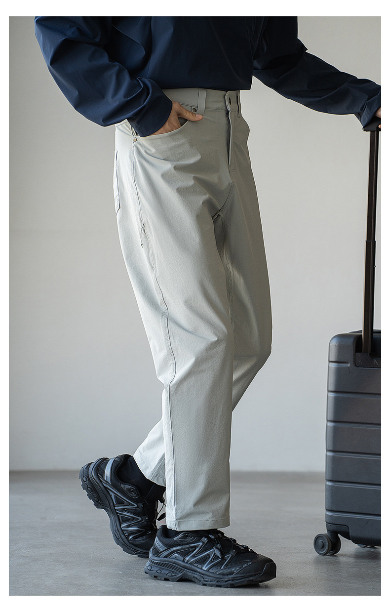 春夏男士速乾西褲