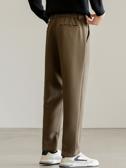 春季男士商務抗皺免燙微彈休閒西褲