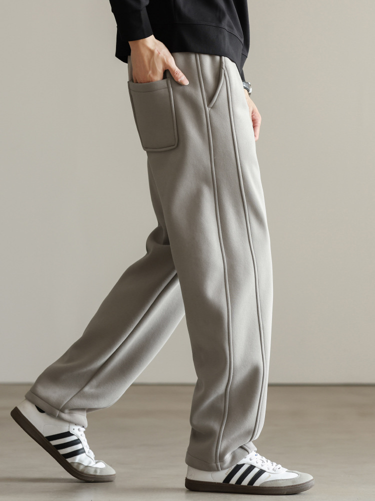 休閒系列重磅立體剪裁休閒褲