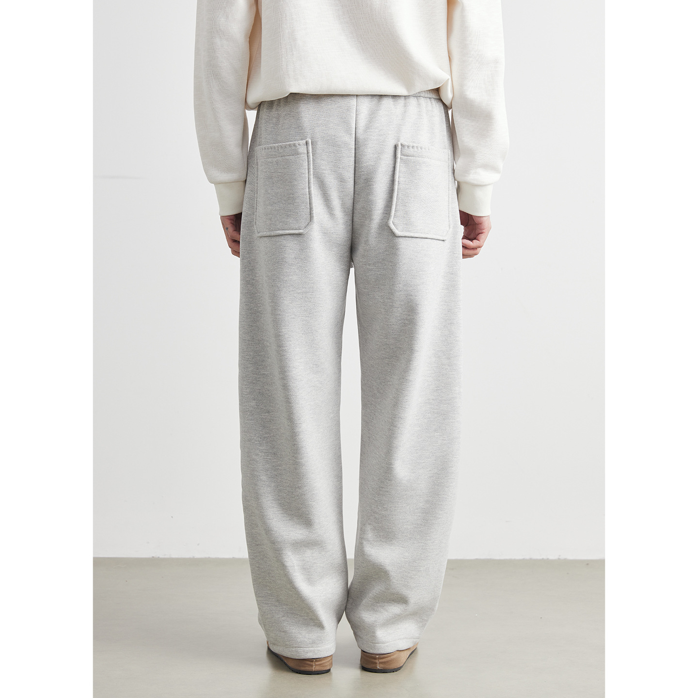 男士秋冬加厚運動褲