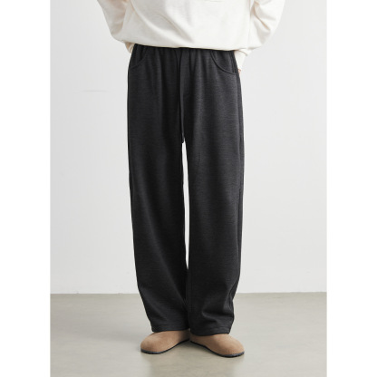 男士秋冬加厚運動褲