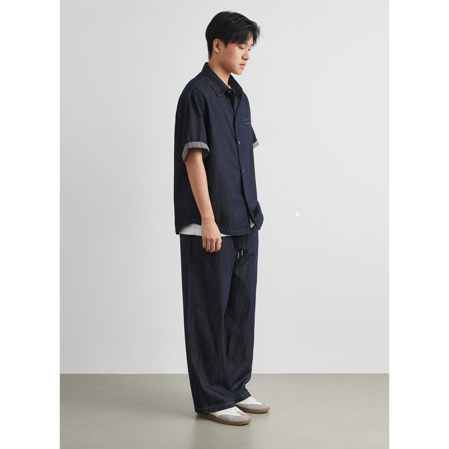 萊賽爾天絲牛仔春秋長褲