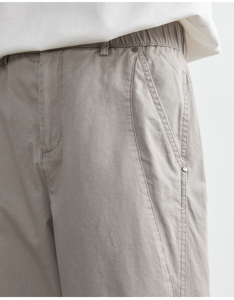 男士秋冬美式純棉工裝直筒長褲