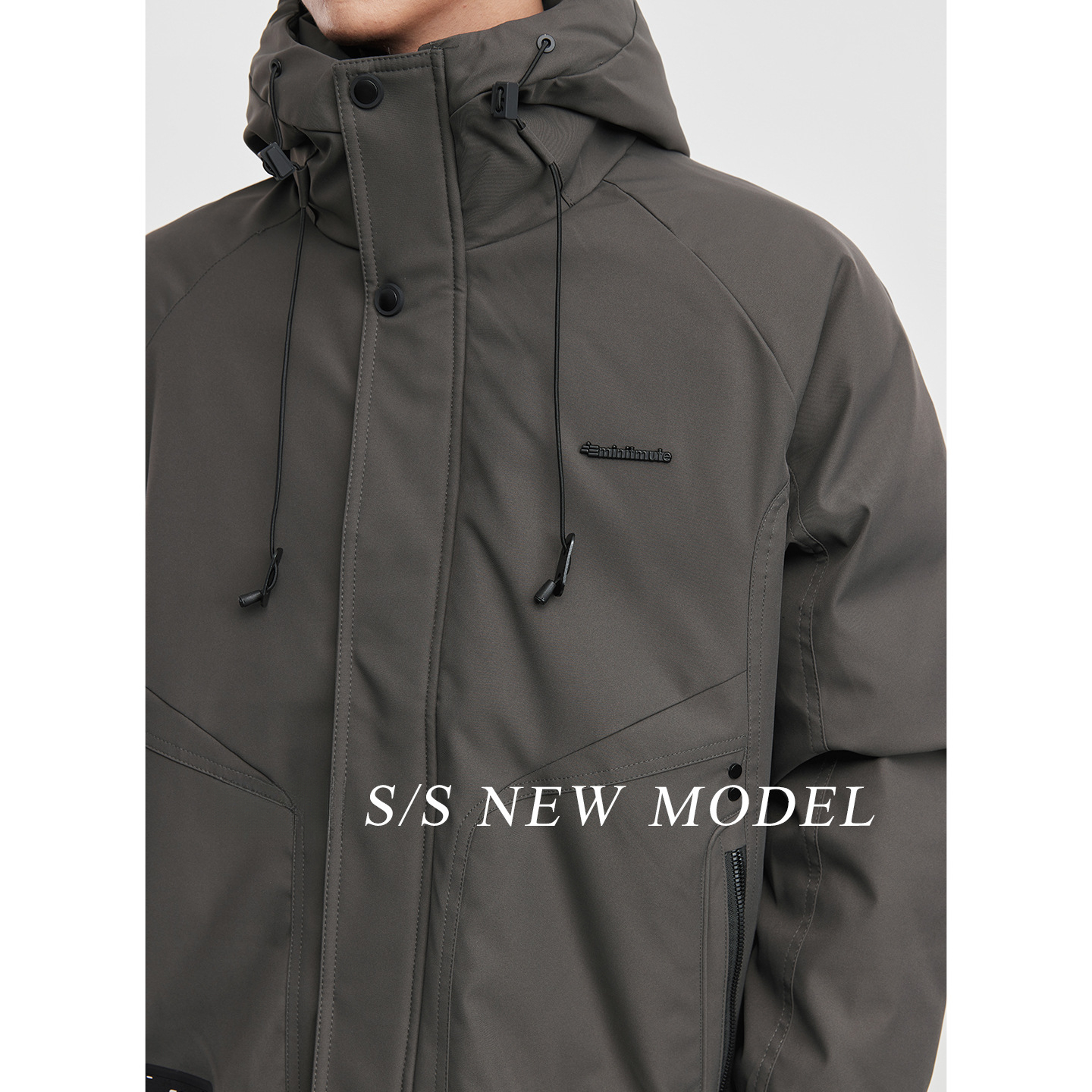 男士冬季50白鴨絨工裝羽絨服