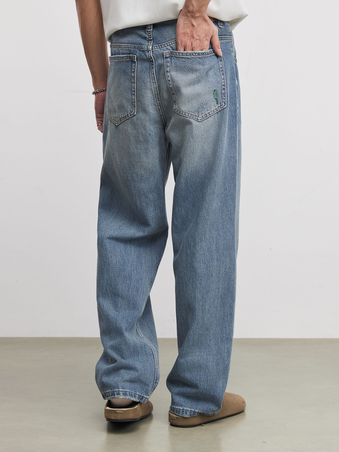 369g竹節萊賽爾牛仔褲