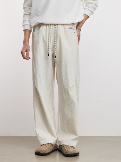 萊賽爾小彎刀休閒褲百搭通勤褲