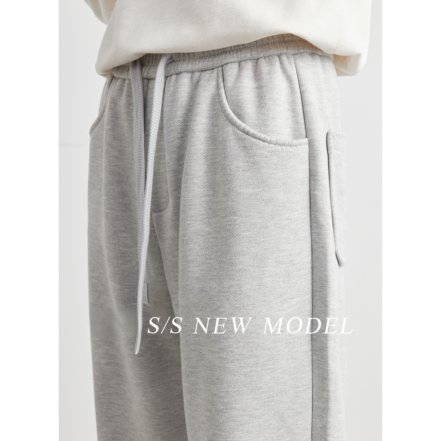 男士秋冬加厚運動褲