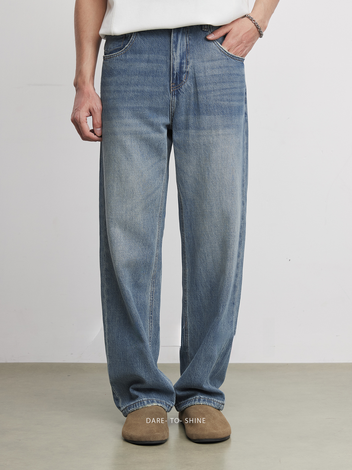 369g竹節萊賽爾牛仔褲