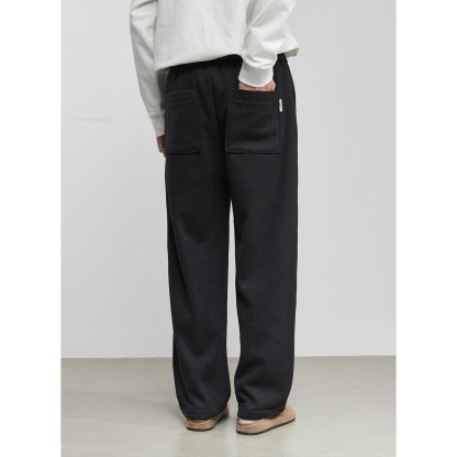 男士冬季加厚直筒休閒褲