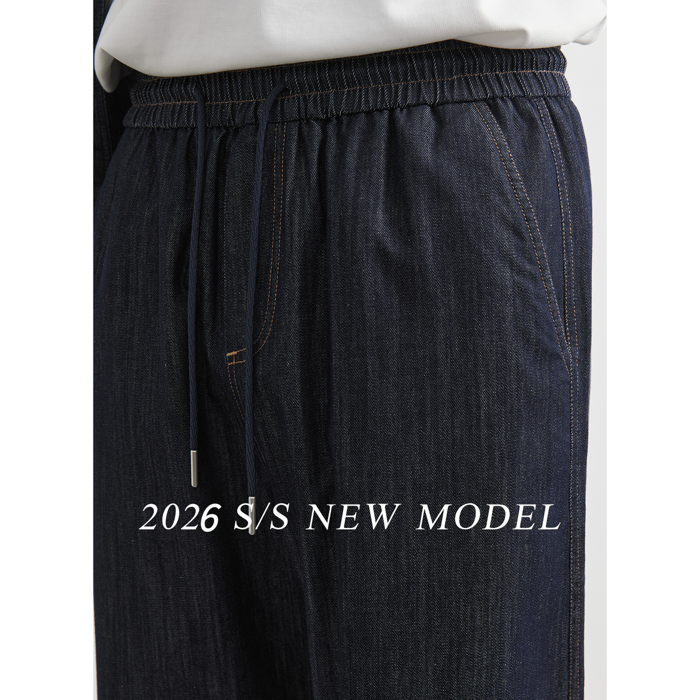 萊賽爾天絲牛仔春秋長褲