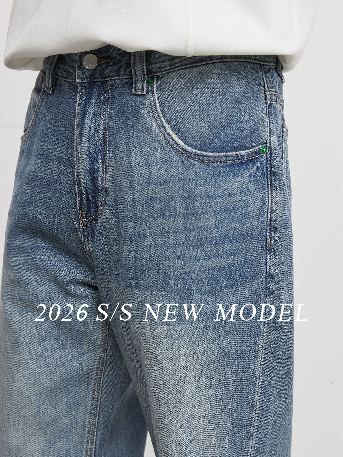 369g竹節萊賽爾牛仔褲