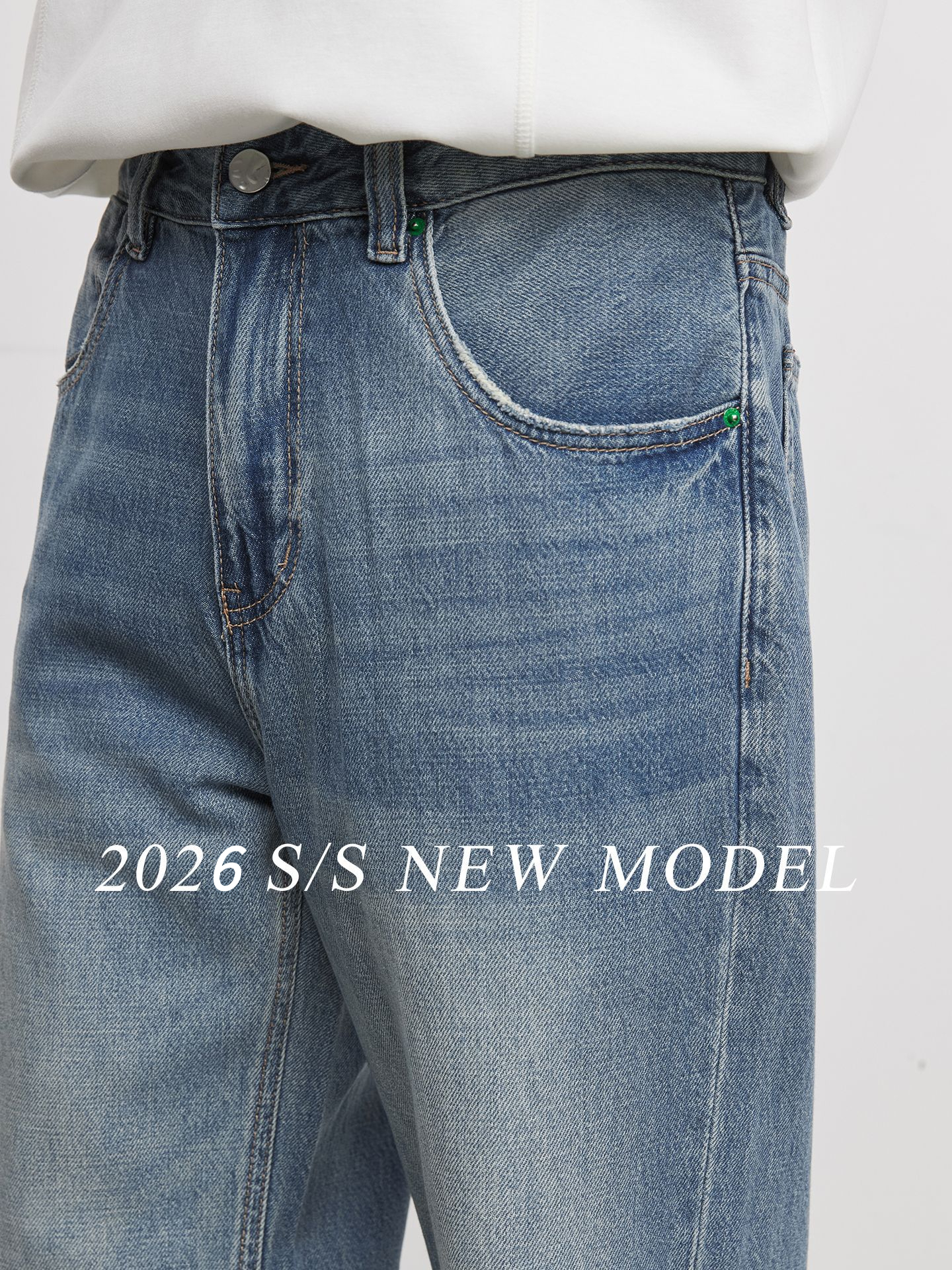 369g竹節萊賽爾牛仔褲