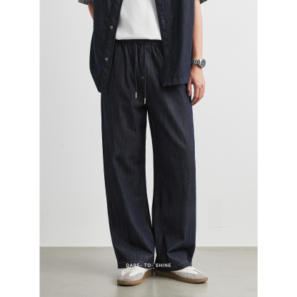 萊賽爾天絲牛仔春秋長褲