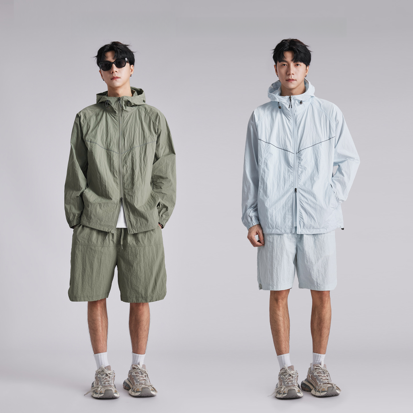 夏季輕薄防曬衣套裝