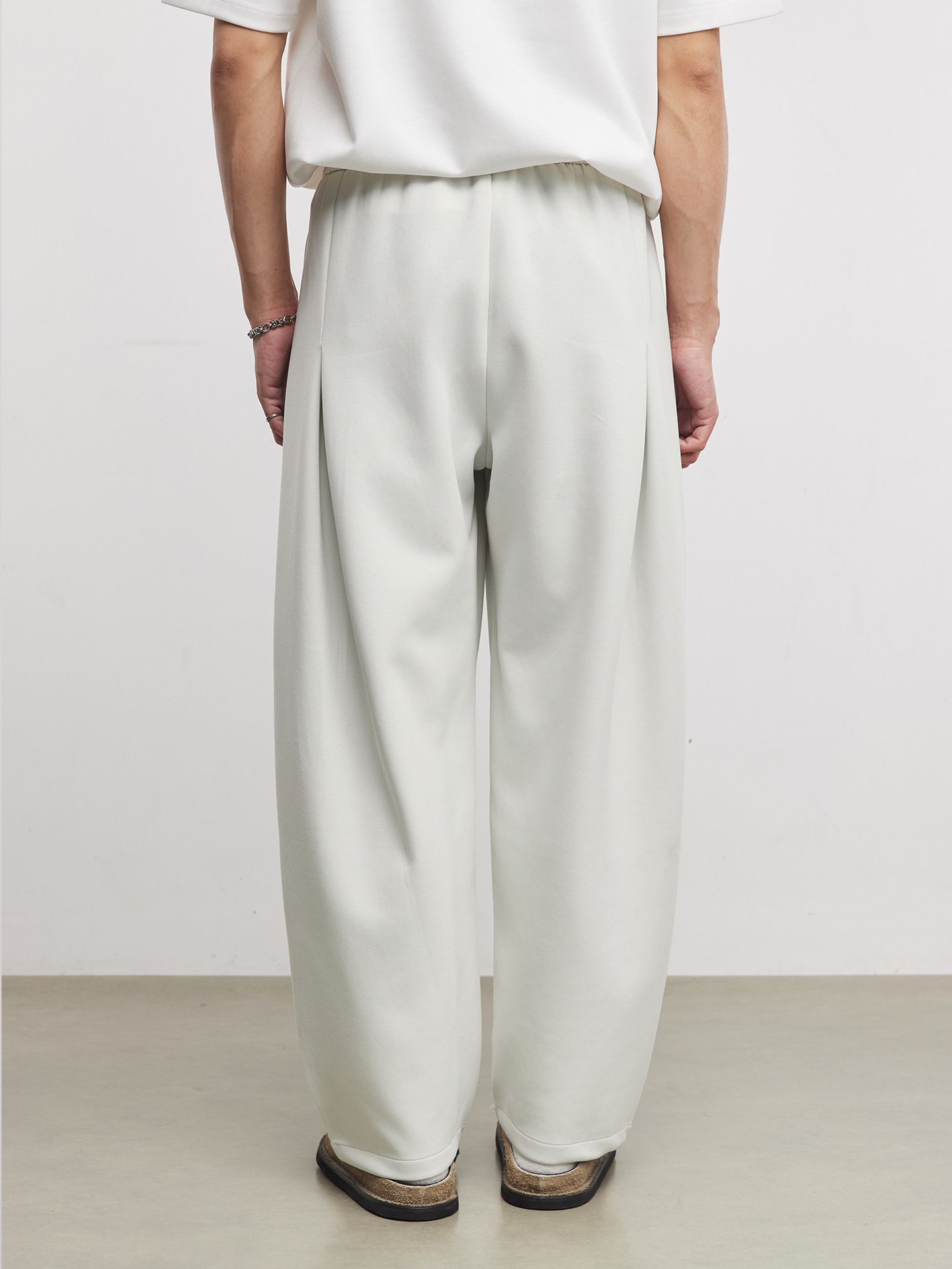 男春夏280g果凍空氣層闊腿褲