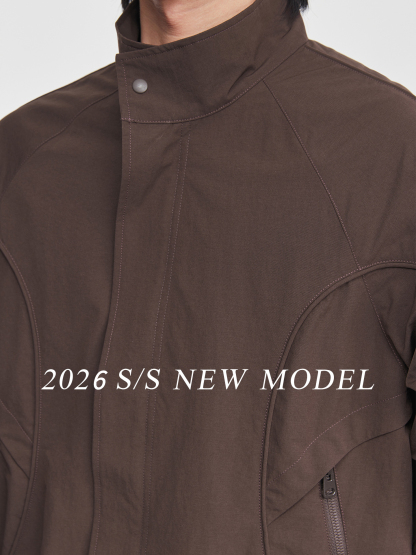 春季翻領寬鬆休閒夾克