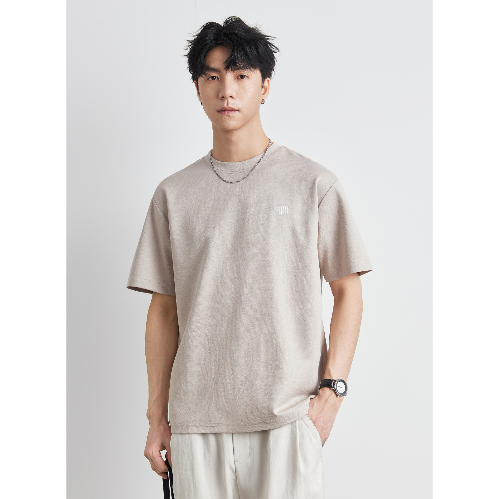 男士夏季210G速乾冰絲短袖T恤