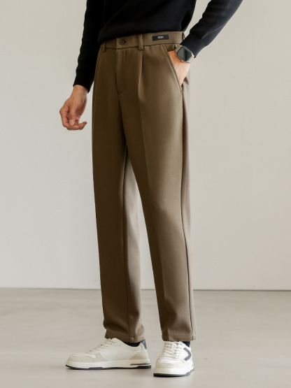 春季男士商務抗皺免燙微彈休閒西褲