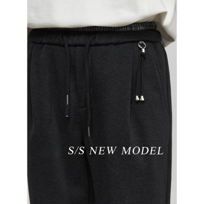 男士冬季加厚直筒休閒褲