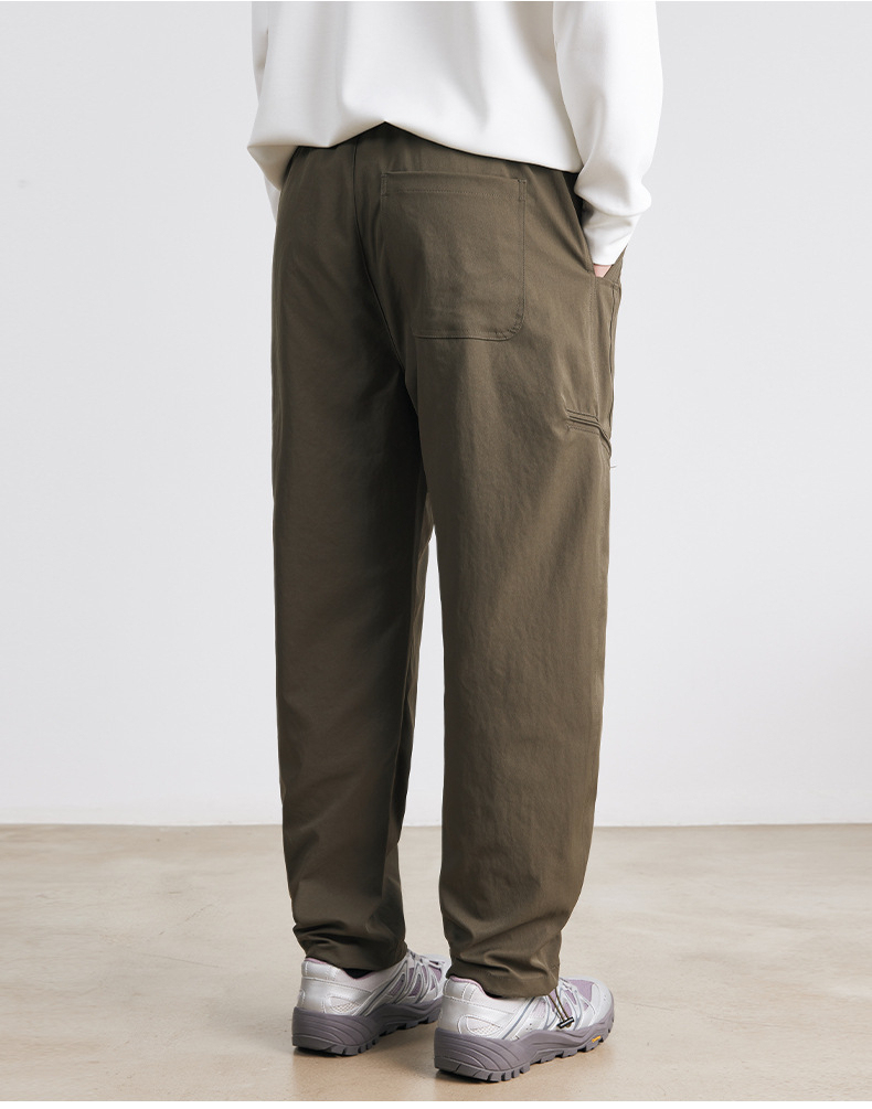 男士春秋美式工裝彎刀褲