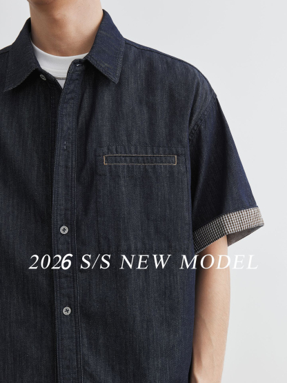 夏季男裝爆款牛仔套裝