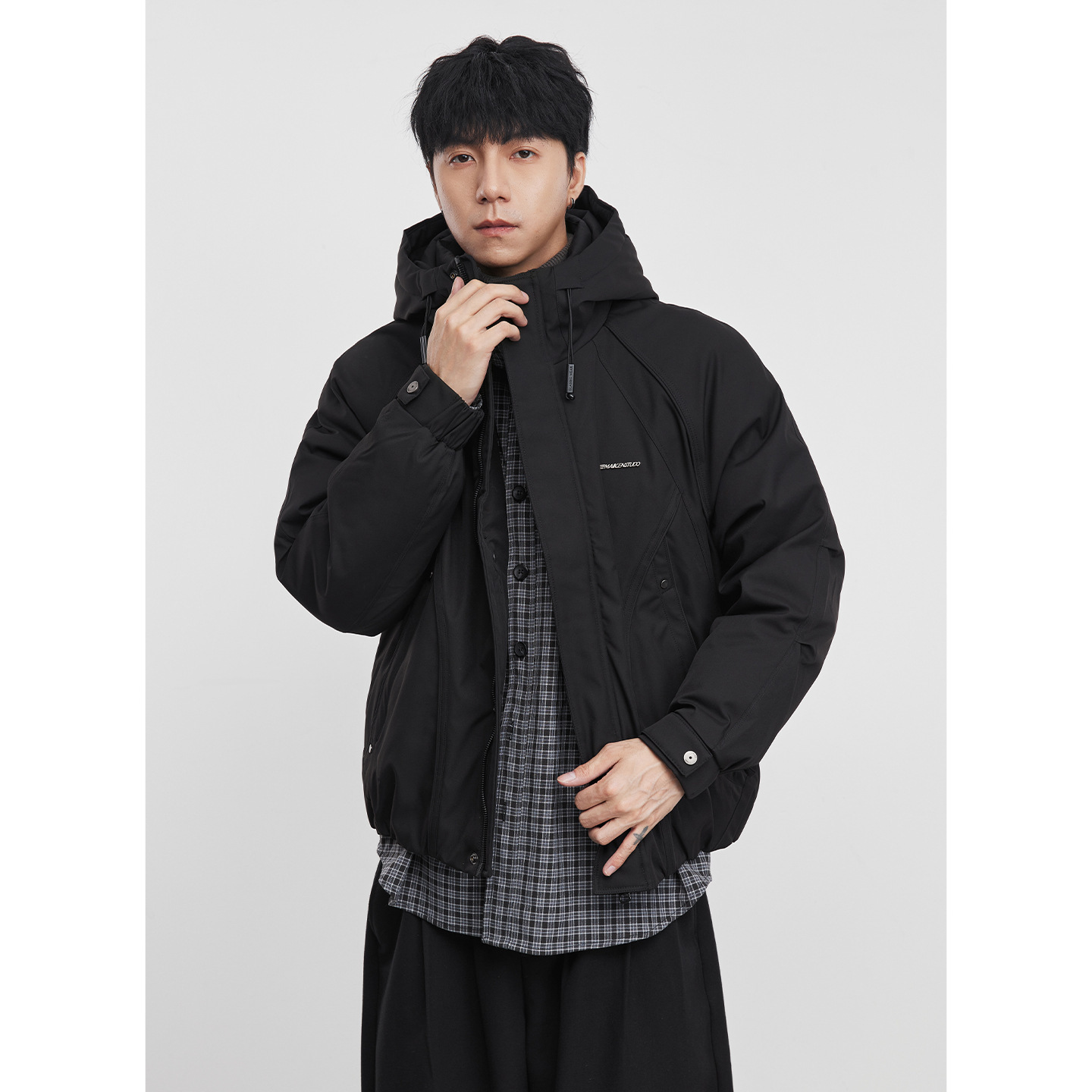 男士冬季白鴨絨羽絨服