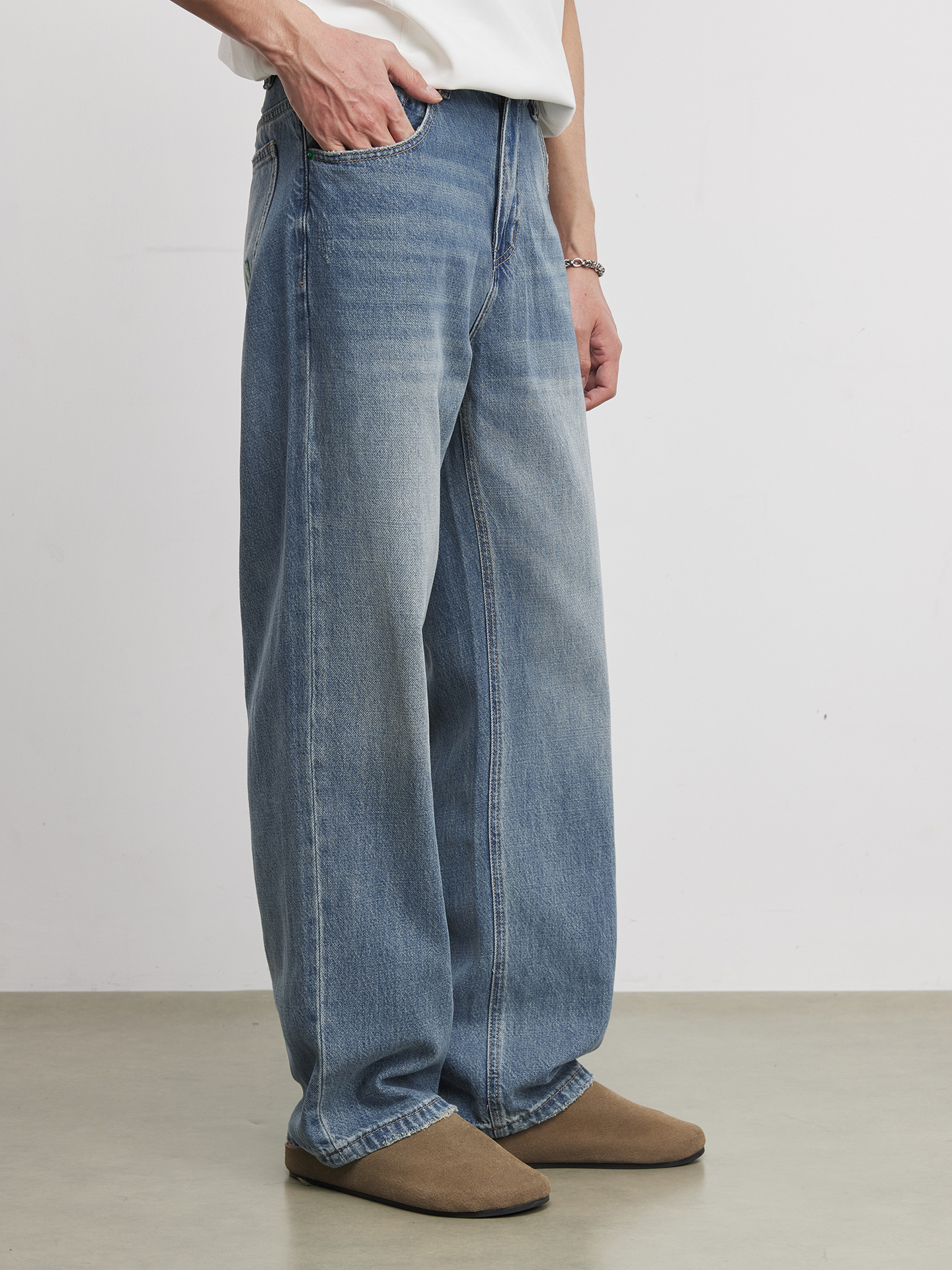 369g竹節萊賽爾牛仔褲