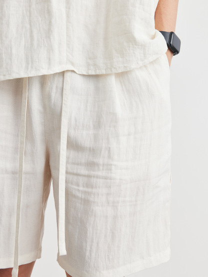 萊賽爾天絲短袖短褲套裝速乾