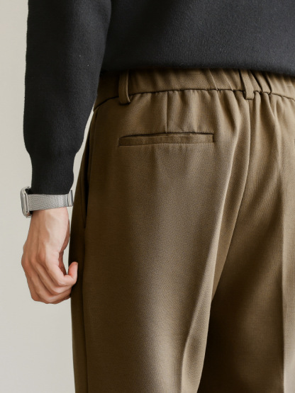 春季男士商務抗皺免燙微彈休閒西褲