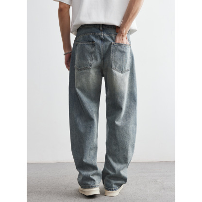 男士春秋美式彎刀褲