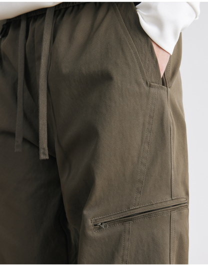 男士春秋美式工裝彎刀褲