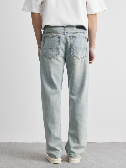 萊賽爾天絲薄款牛仔褲