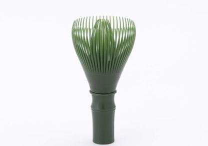Resin Matcha Whisk with Curl Fixer Stand - Made in Japan Durable Tea Whisk