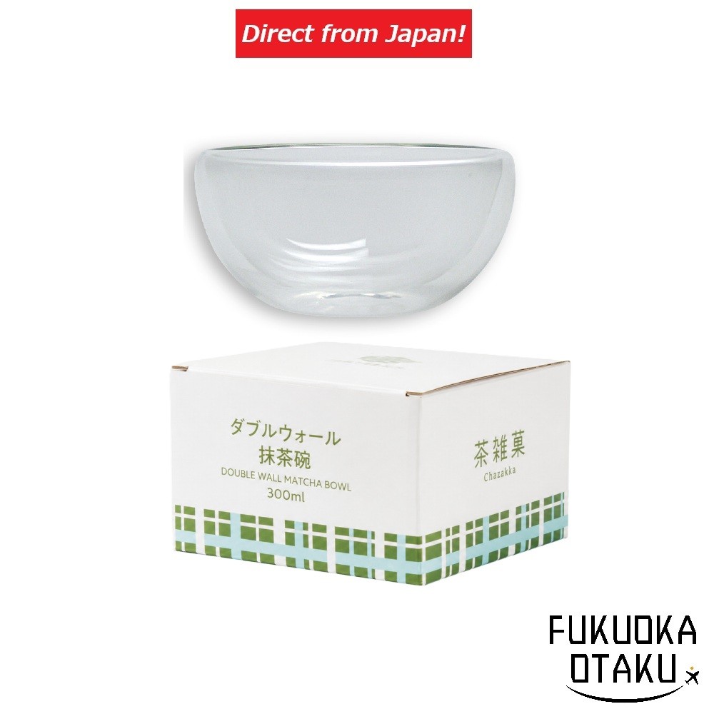 Chazakka Double Wall Matcha Bowl Tea Cup Glass Mug Tea Ware【Direct from Japan】-FUKUOKA_OTAKU