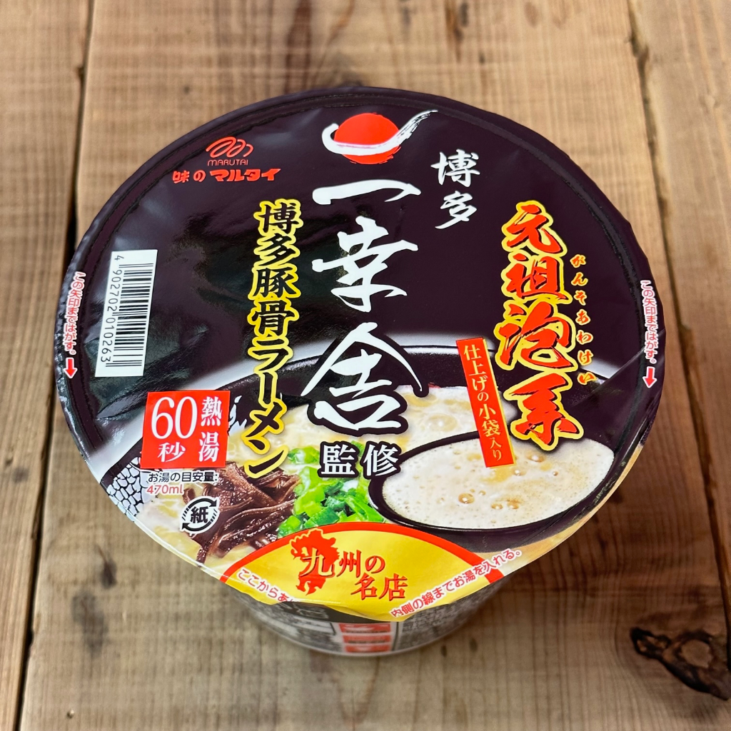 Marutai Original Foam Style "Ikkousha" Supervised Pork Bone Ramen 109g [Direct from Japan]-FUKUOKA_OTAKU