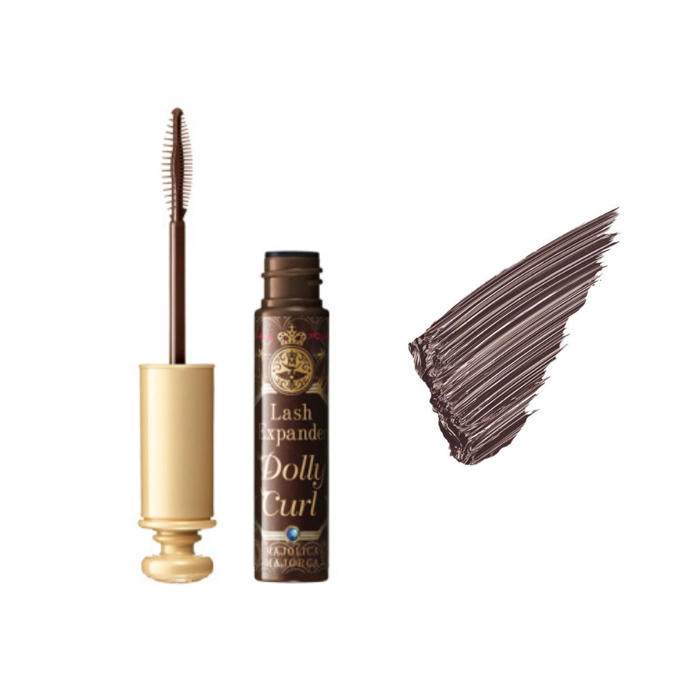 MAJOLICA MAJORCA lash expander dolly curl BK921 Pure black lace umbrella/BR522 Coco brown Bonne 6ｇ long mascara【Direct from Japan】-FUKUOKA_OTAKU