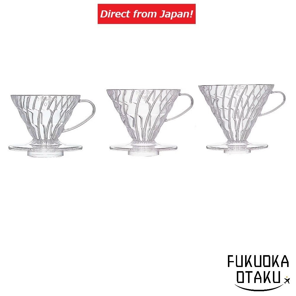 Hario  Clear Coffee Dripper  VDR-01-T/ VDR-02-T / VDR-03-T  [Direct from Japan]-FUKUOKA_OTAKU
