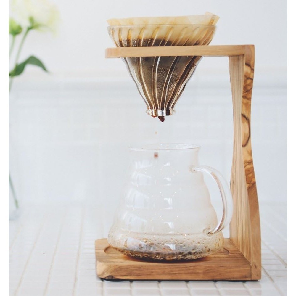 HARIO VSS-1206-OVV60 [Olive Wood Stand Set] Coffee Accessories [Direct from Japan]-FUKUOKA_OTAKU