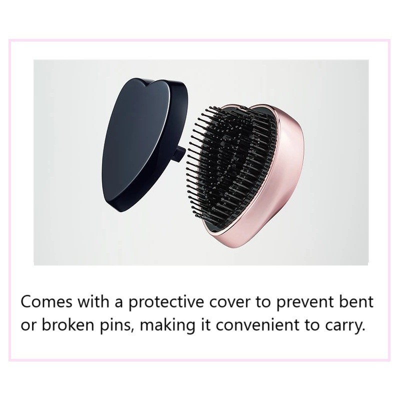 ReFa HEART BRUSH Mini Portable Hair Care Hair Styling Made in Japan【Direct from Japan】-FUKUOKA_OTAKU