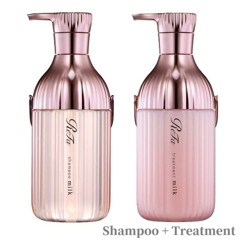 Refa Milk Protein Pink Line Shampoo / Treatment / Out Bath Treatment / Brush Hair Care【Direct from Japan】-FUKUOKA_OTAKU
