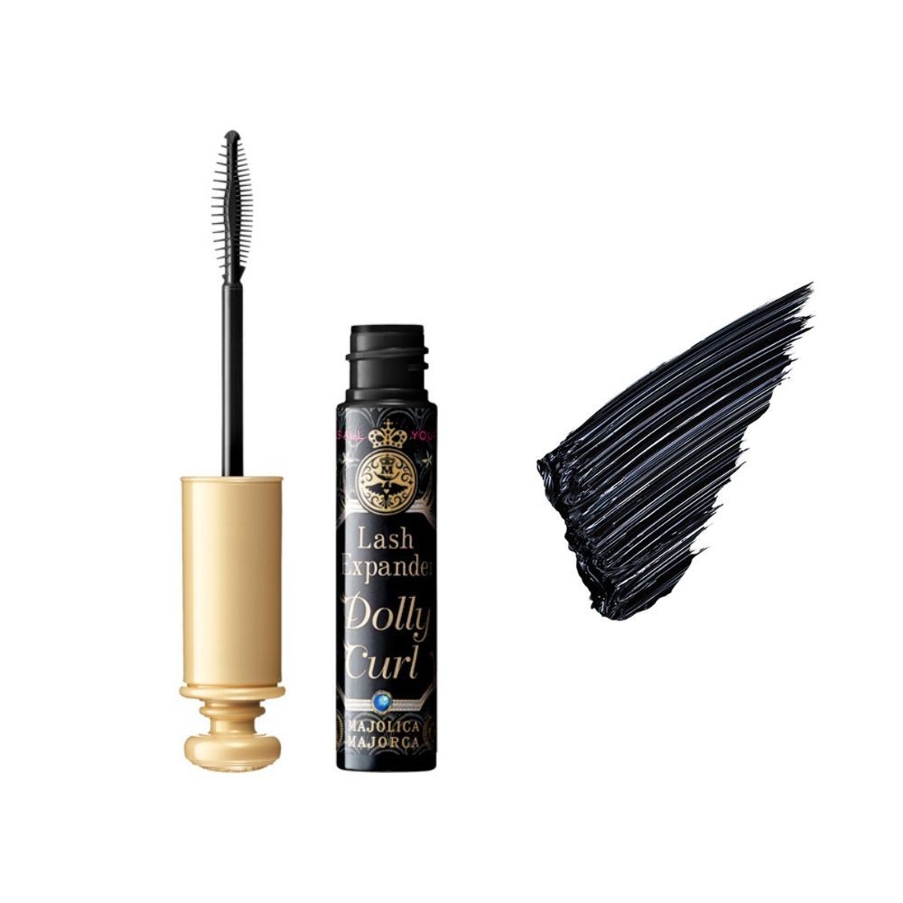 MAJOLICA MAJORCA lash expander dolly curl BK921 Pure black lace umbrella/BR522 Coco brown Bonne 6ｇ long mascara【Direct from Japan】-FUKUOKA_OTAKU
