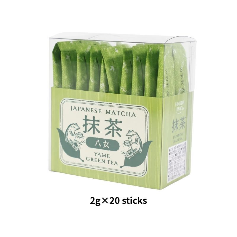 MATCHA from Yame, Fukuoka｜Original Matcha Stick 2g × 10 / 20 sticks – Made in Japan