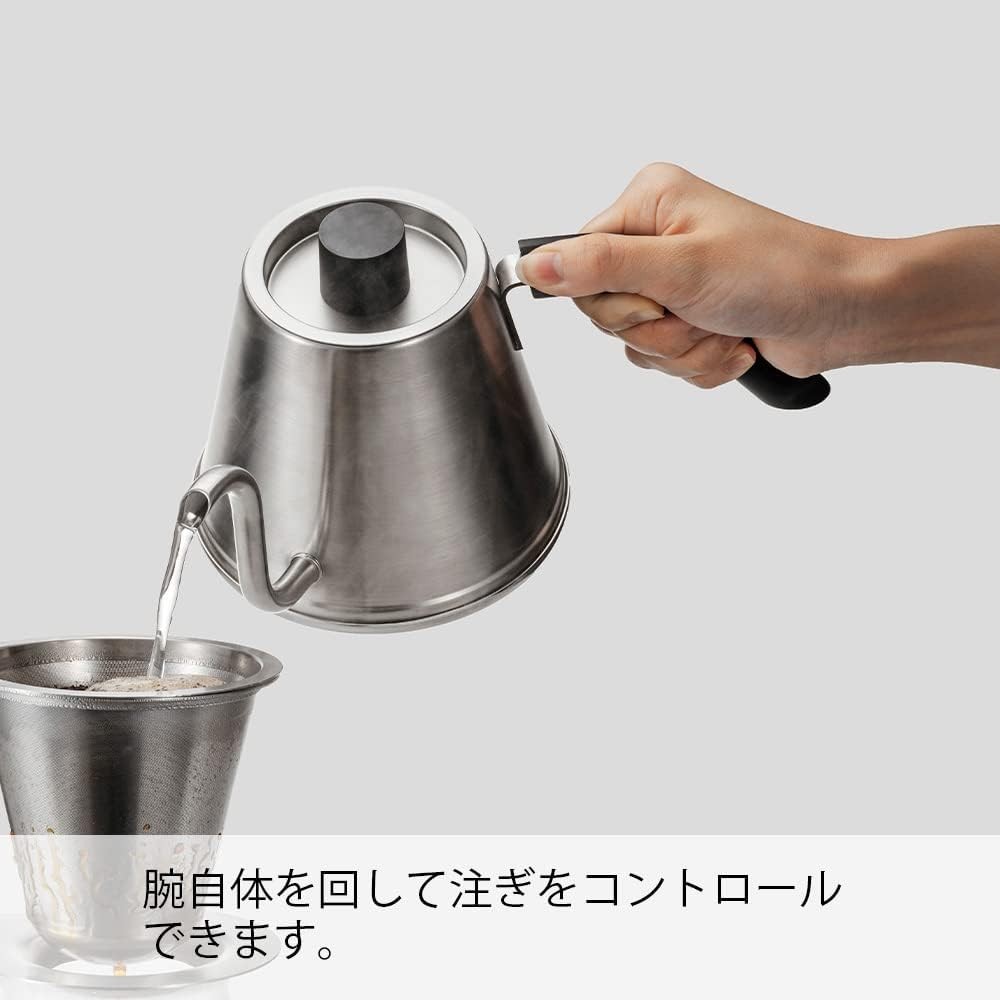 HARIO KPK-600-HSV [Pour Control Kettle Kasuya Model] Coffee Accessories [Direct from Japan]-FUKUOKA_OTAKU