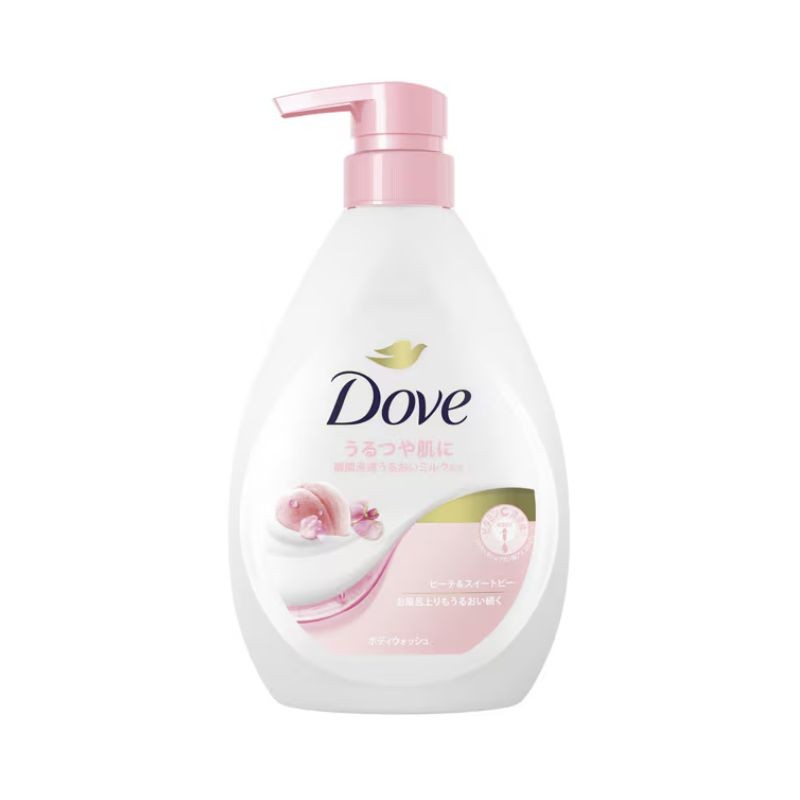 Dove Body Wash Peach & Sweet Pea Bottle 470g/Refill 330g, 640g/Bottle + Refill【Direct from Japan】