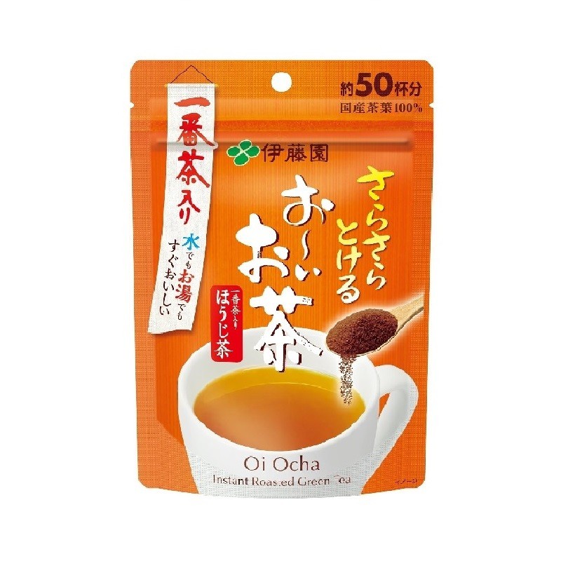 Itoen Oi Ocha Hojicha Powder 40g Ziplock Bag Type Japanese Tea 【Direct from Japan】-FUKUOKA_OTAKU