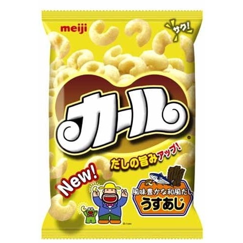 Meiji "Curl" "Cheese Flavor" / ``UsuAji'' Non-fried Snacks  [Direct from Japan]-FUKUOKA_OTAKU