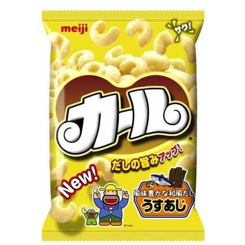 Meiji "Curl" "Cheese Flavor" / ``UsuAji'' Non-fried Snacks  [Direct from Japan]-FUKUOKA_OTAKU