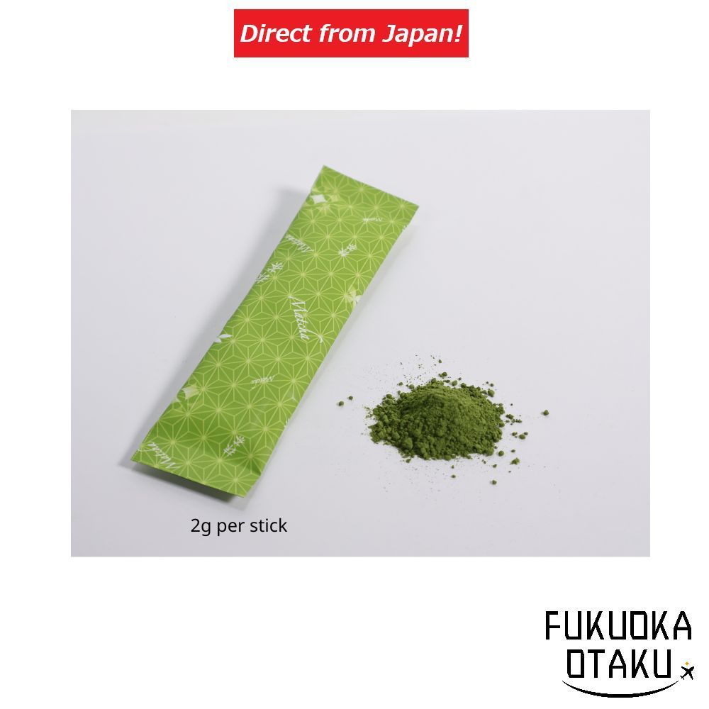 [Fukuoka Yame] Matcha Stick 2g × 1 | 100% Japanese Matcha | No Additives | Powdered Green Tea | 【Direct from Japan】