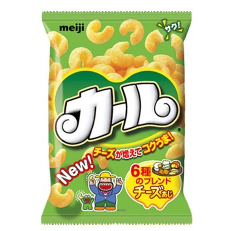 Meiji "Curl" "Cheese Flavor" / ``UsuAji'' Non-fried Snacks  [Direct from Japan]-FUKUOKA_OTAKU