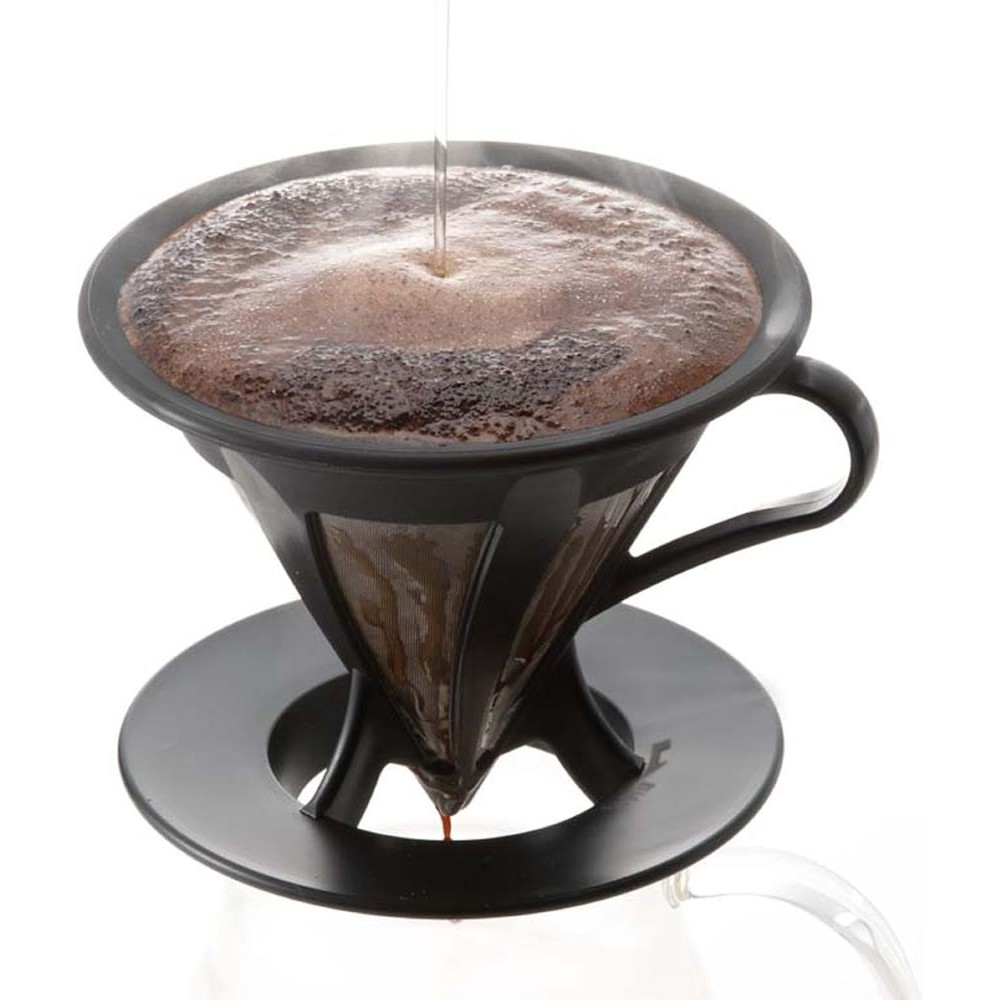 HARIO CFOD-02B [Café Or Dripper 02 Black] Coffee Equipment 【Direct from Japan】-FUKUOKA_OTAKU